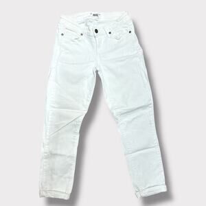 Paige White Kylie Crop jeans EUC 24